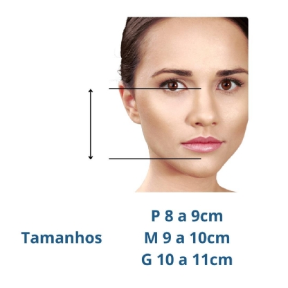 Máscara Oronasal Facial para CPAP/BIPAP F2 BMC